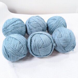 Blue Sky Fibers ALPACA SILK Yarn Color 137 BLUE Sapphire Sport set 292g total